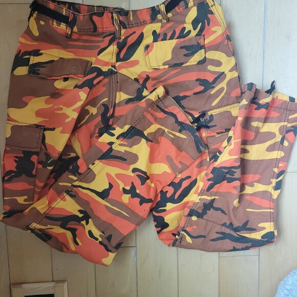 Rothco Tactical BDU Pants — Savage Orange Camo — Size M — EUC - Picture 10 of 10
